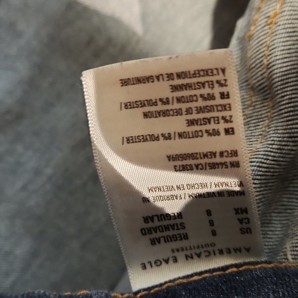 ❤️ AMERICAN EAGLE HIGH RISE FESTIVAL FLARE JEANS, 8 (29) - Picture 6 of 9